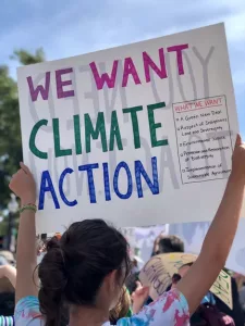 We want climate action